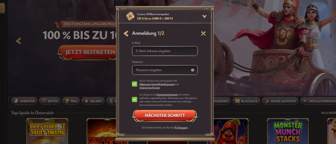 vicibet casino anmeldung